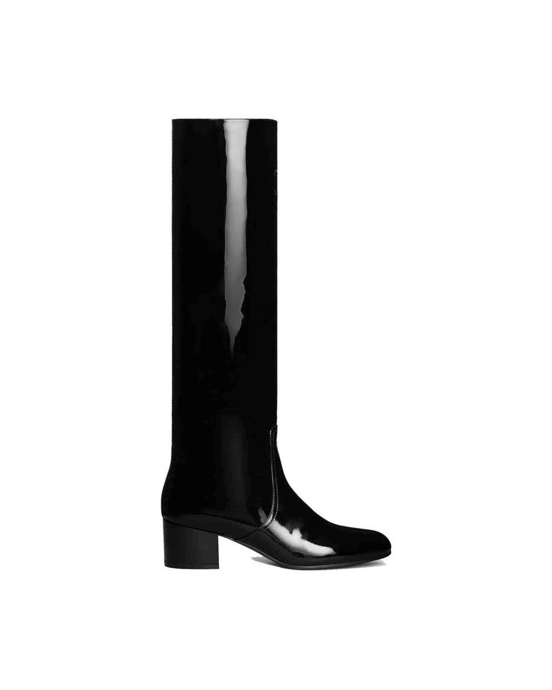 Celine Triomphe High Boots Glam Steals