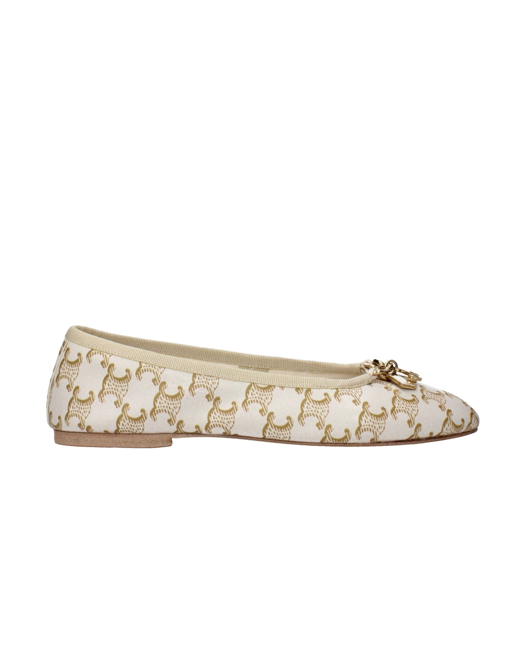 Celine White Leather Ballet Flats Glam Steals