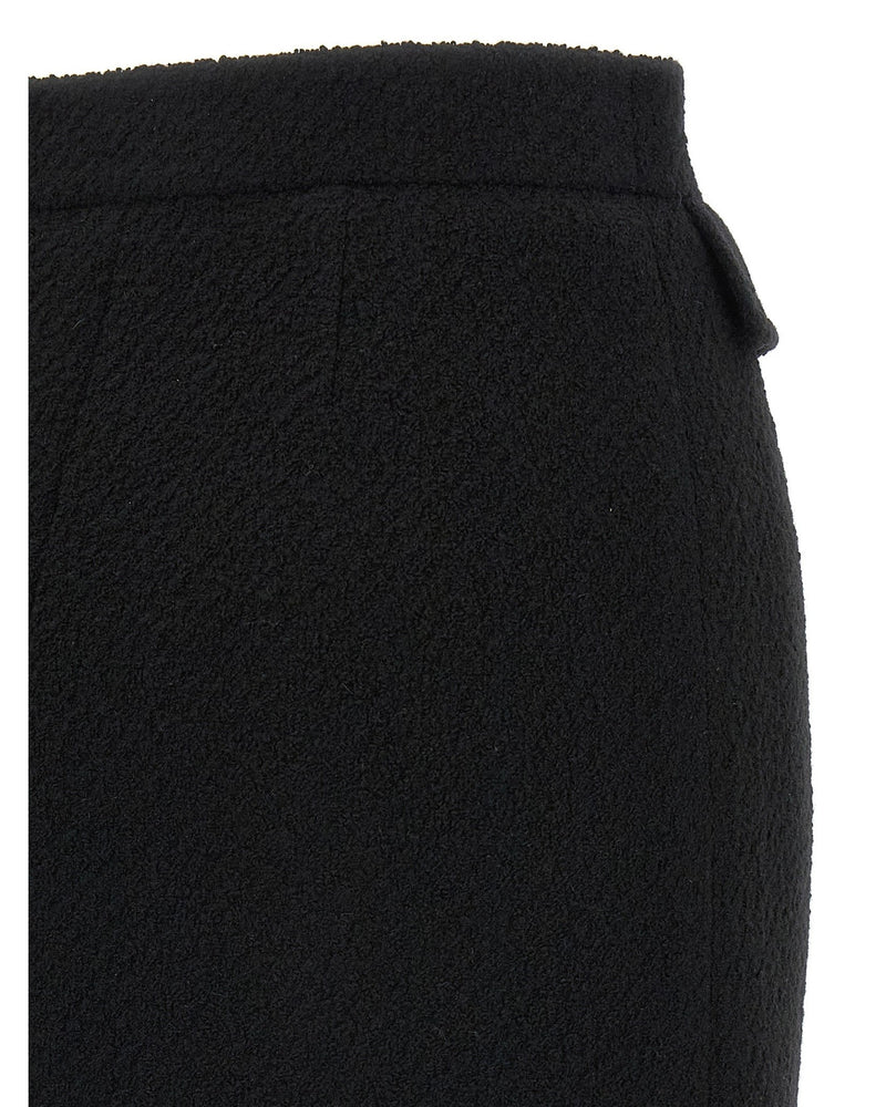 ChloÉ Bouclé Wool Skirt Glam Steals