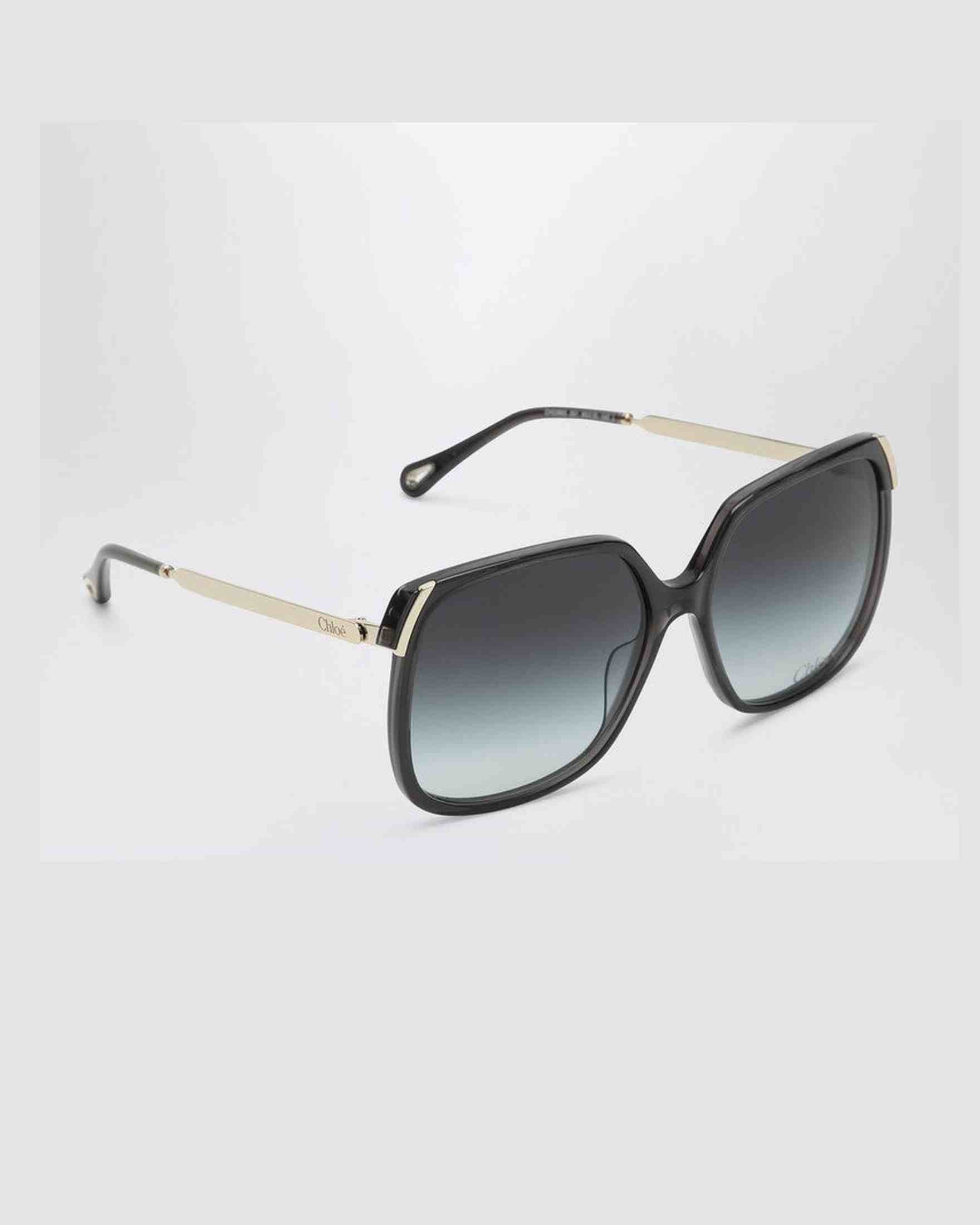 Chloé Aly Gold/gray Sunglasses Glam Steals