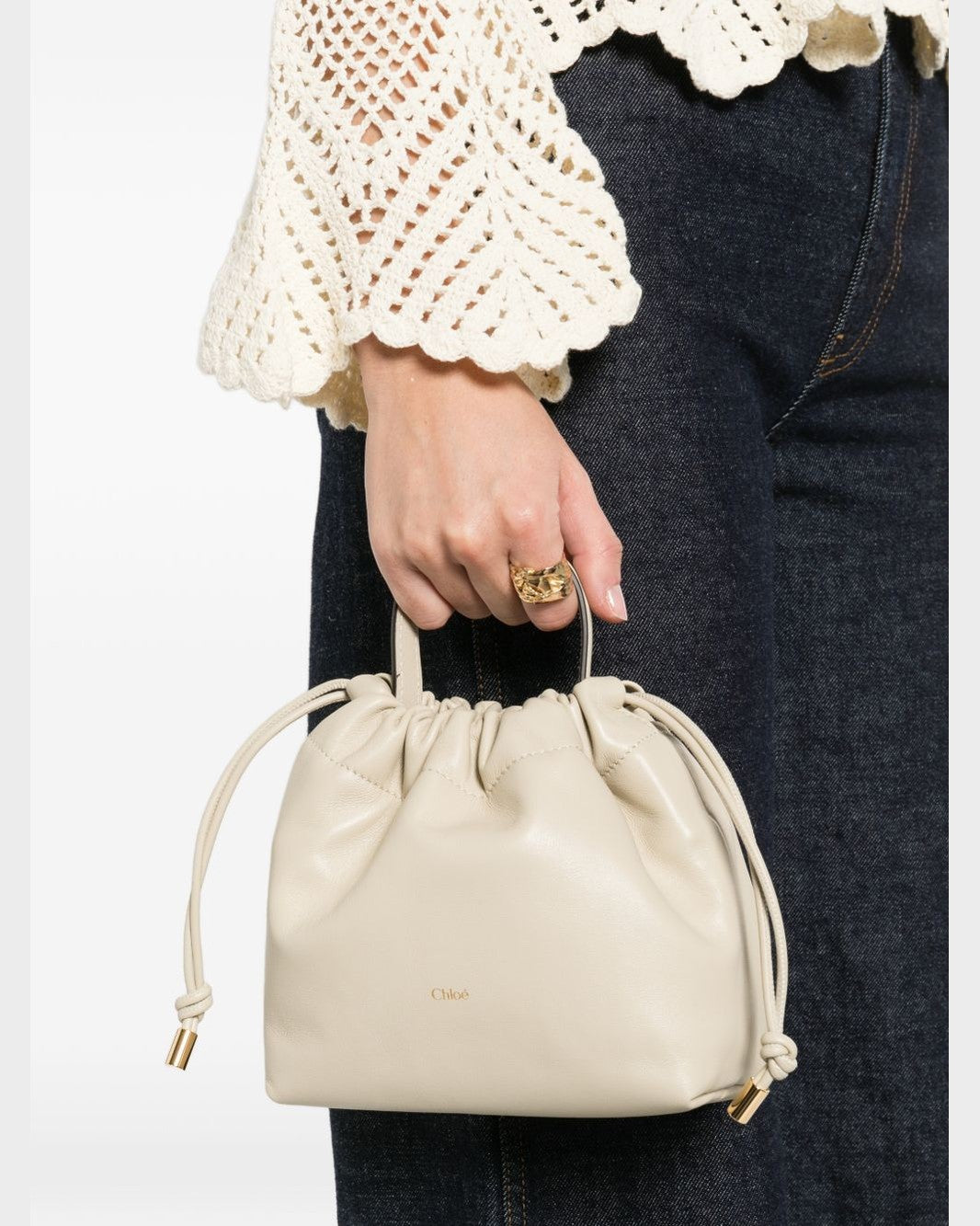 Chloé Beige Bag Clutches
