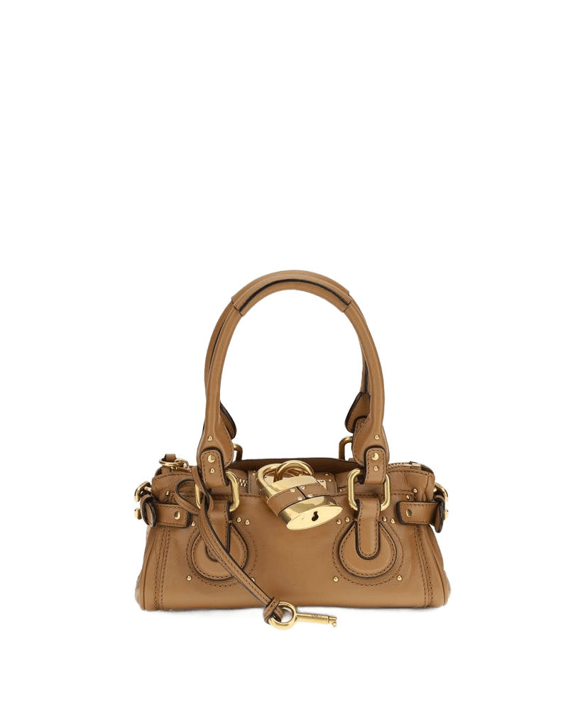Chloé Beige Calf Leather Bos Taurus Shoulder Bag Glam Steals