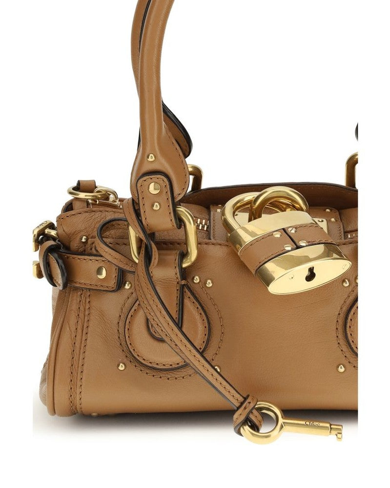 Chloé Beige Calf Leather Bos Taurus Shoulder Bag Glam Steals