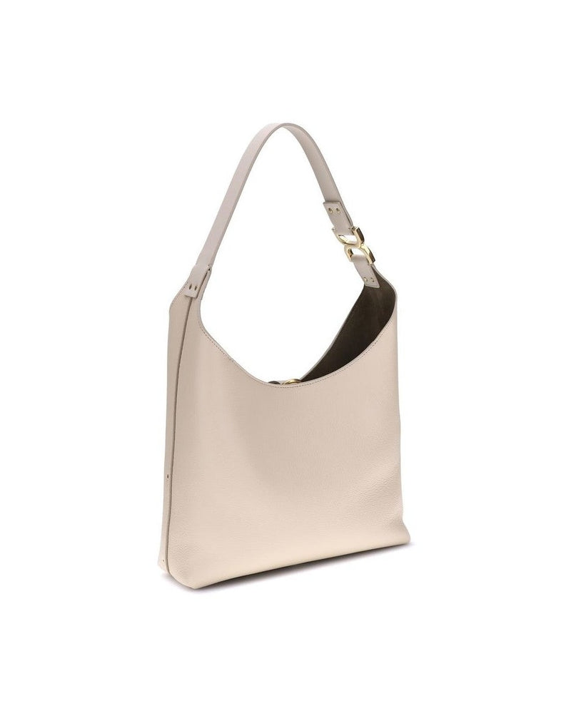 Chloé Beige Calf Leather Bos Taurus Shoulder Bag Glam Steals