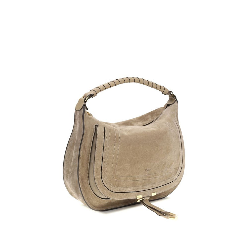 Chloé Beige Calf Leather Bos Taurus Shoulder Bag Glam Steals
