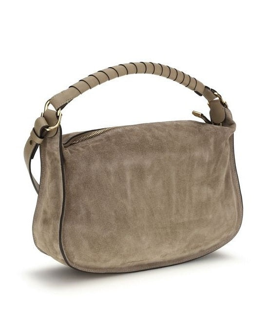Chloé Beige Calf Leather Bos Taurus Shoulder Bag 