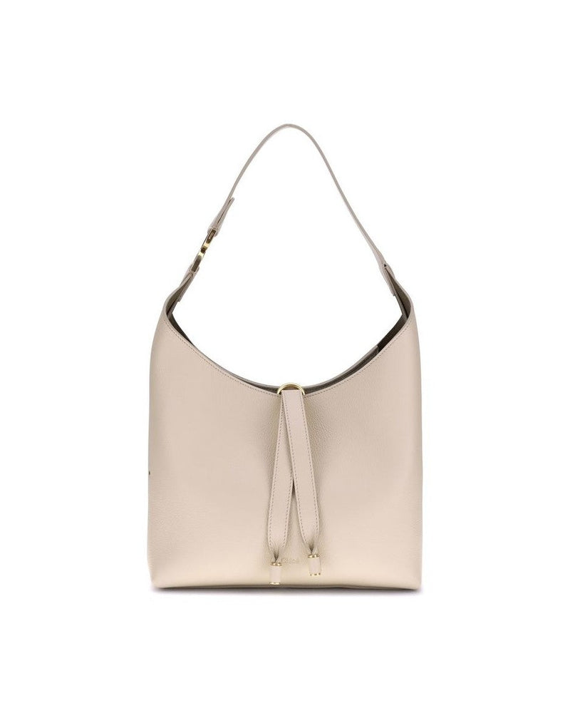Chloé Beige Calf Leather Bos Taurus Shoulder Bag Glam Steals