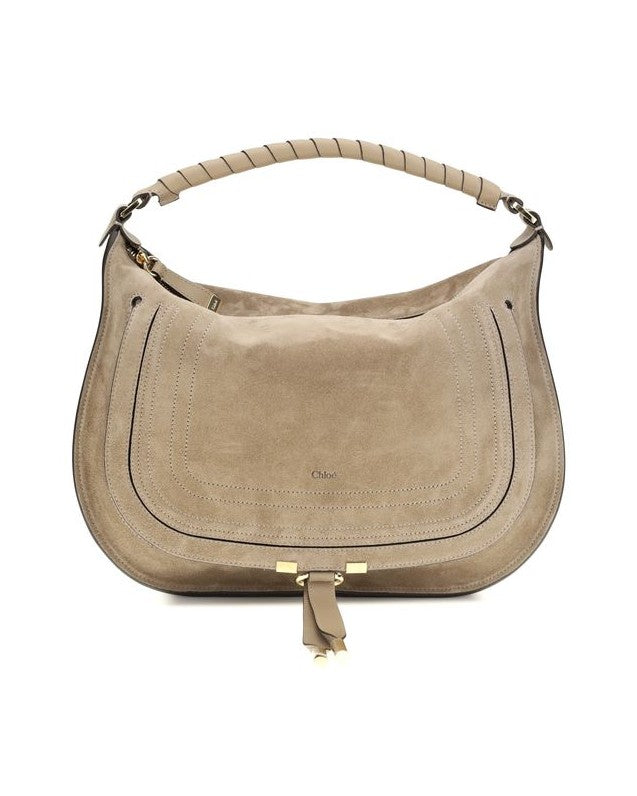 Chloé Beige Calf Leather Bos Taurus Shoulder Bag