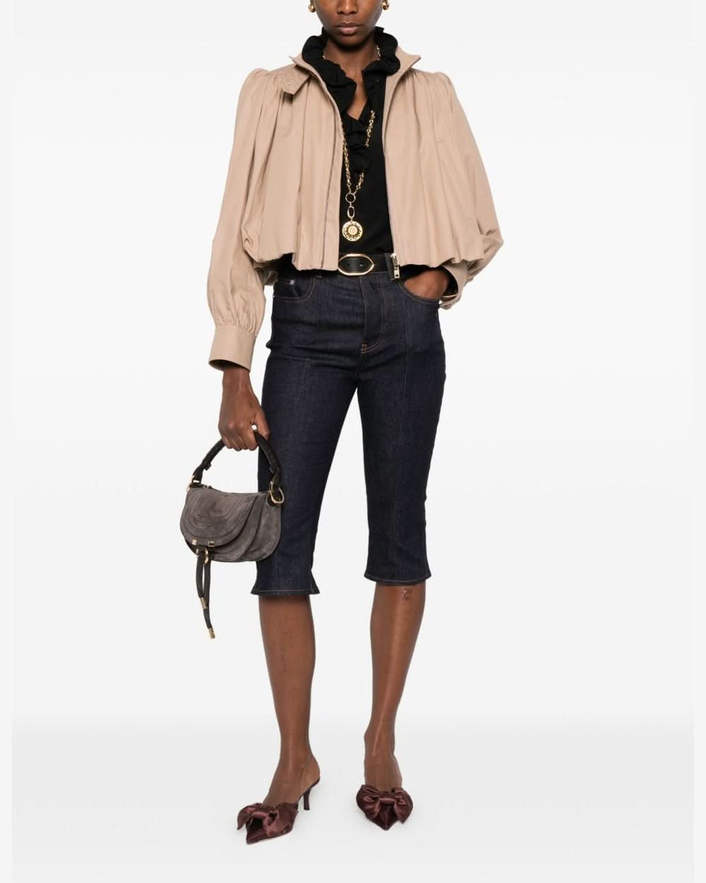 Chloé Beige Coat Jackets
