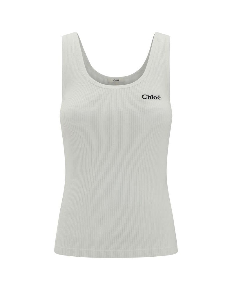 Chloé Beige Cotton Top Glam Steals