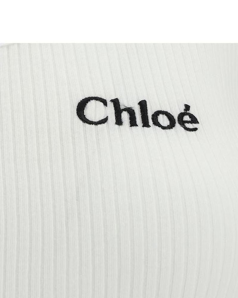 Chloé Beige Cotton Top Glam Steals