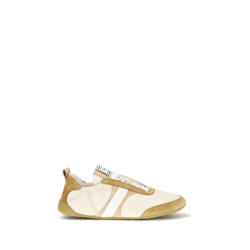 Chloé Beige Goatskin Athletic Sneakers Glam Steals