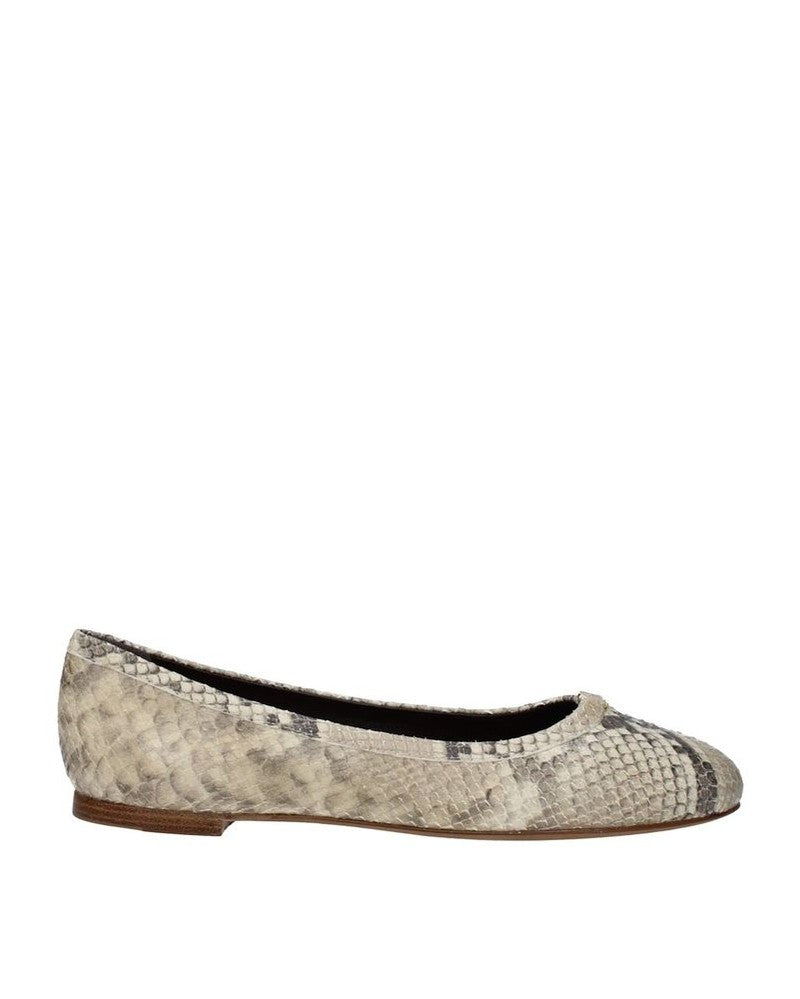 Chloé Beige Goatskin Ballet Flats Glam Steals