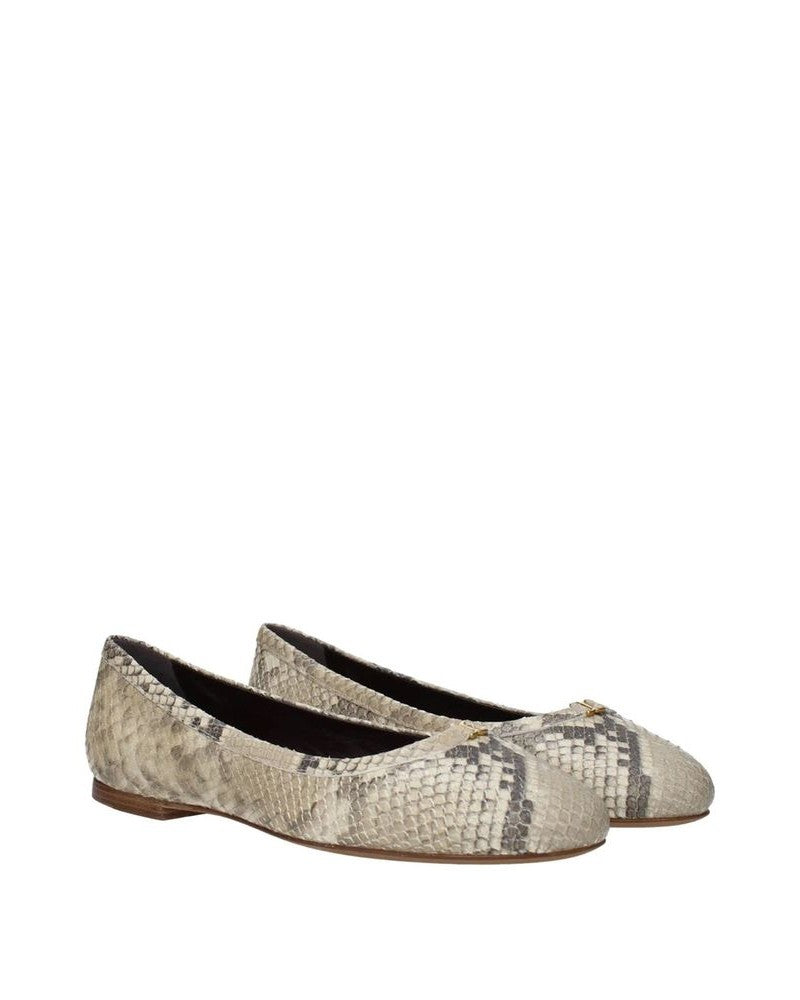 Chloé Beige Goatskin Ballet Flats Glam Steals