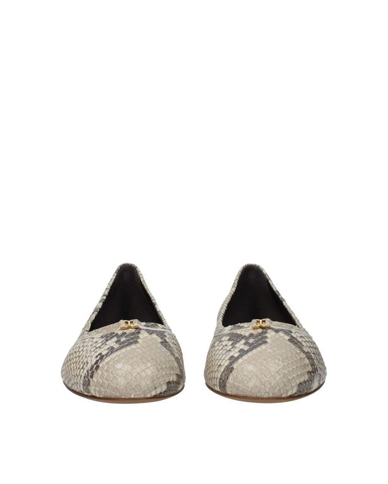 Chloé Beige Goatskin Ballet Flats Glam Steals
