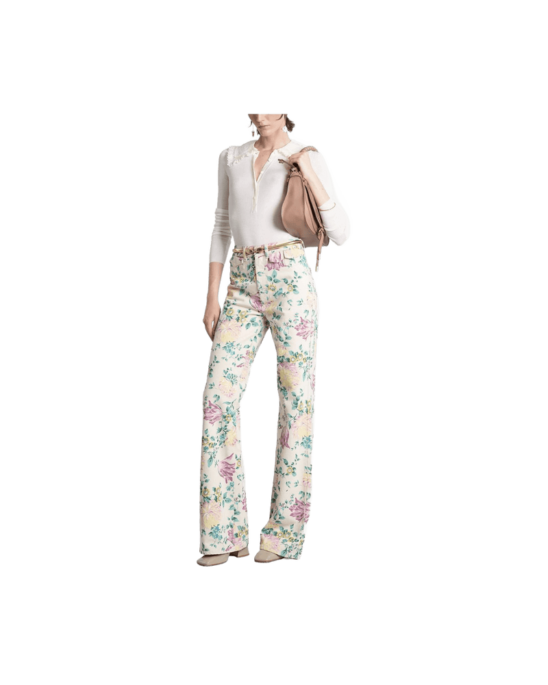 Chloé Beige Jeans Glam Steals