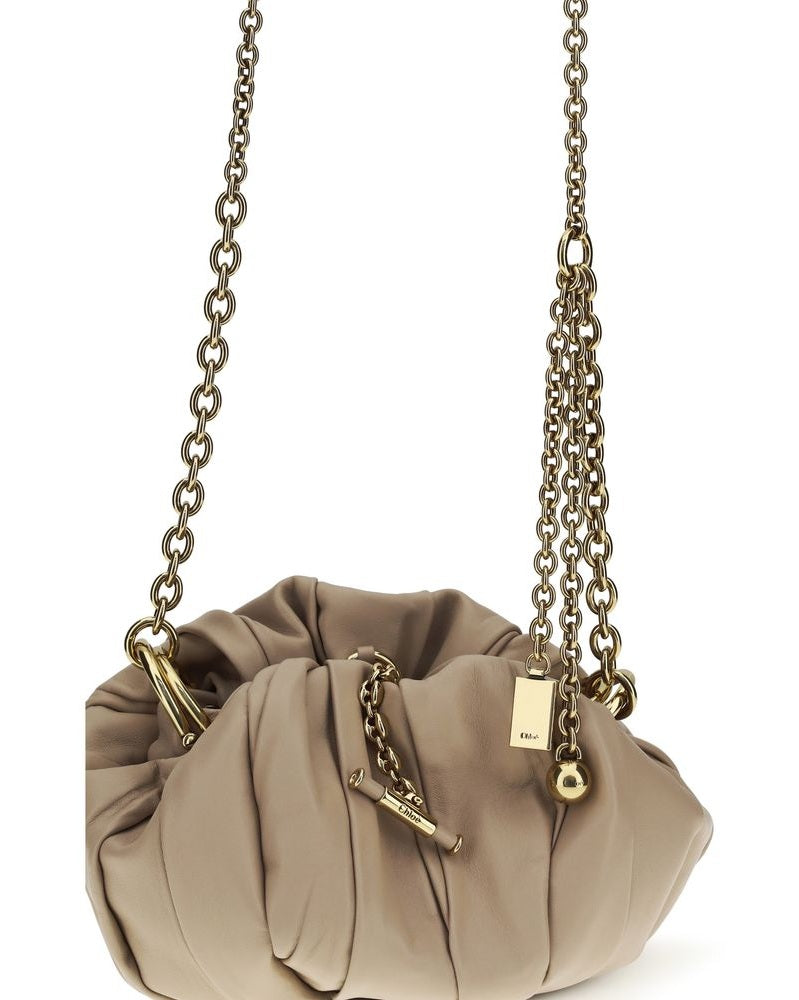 Chloé Beige Lamb Ovis Aries Shoulder Bag Glam Steals