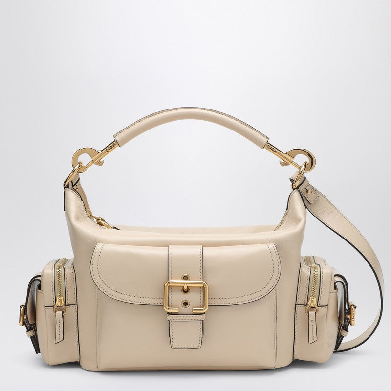 Chloé Beige Leather Camera Bag Glam Steals
