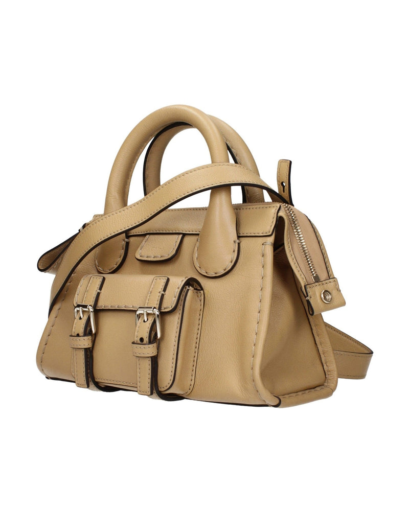 Chloé Beige Leather Handbags Glam Steals