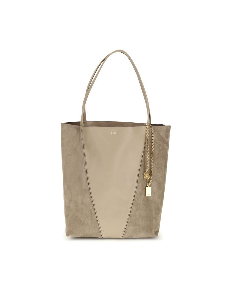 Chloé Beige Leather Shoulder Bag Glam Steals