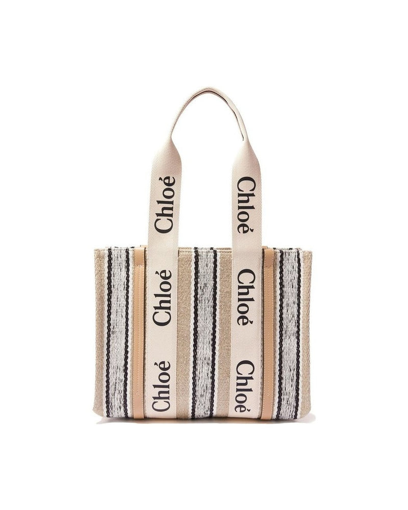 Chloé Beige Linen Tote Bag Glam Steals