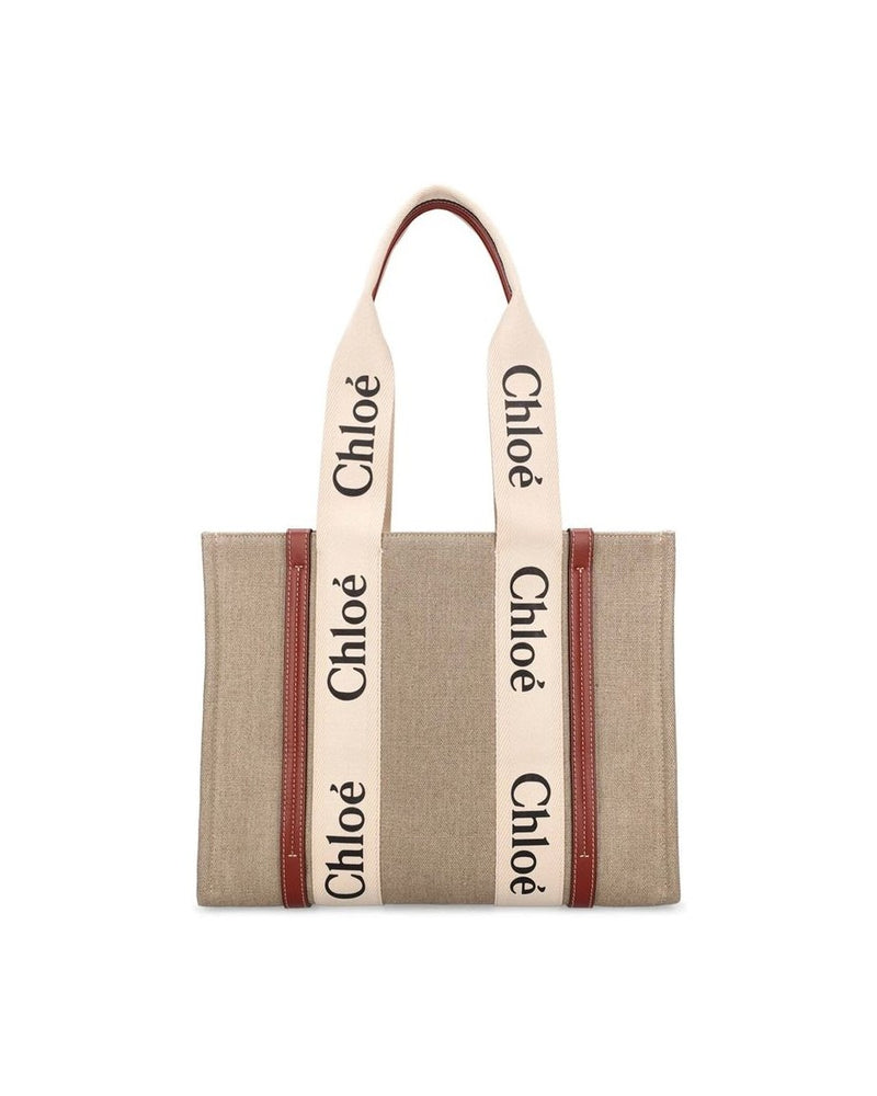 Chloé Beige Linen Tote Bag Glam Steals