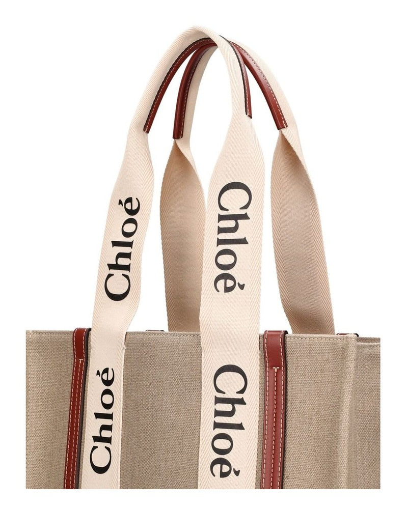 Chloé Beige Linen Tote Bag Glam Steals