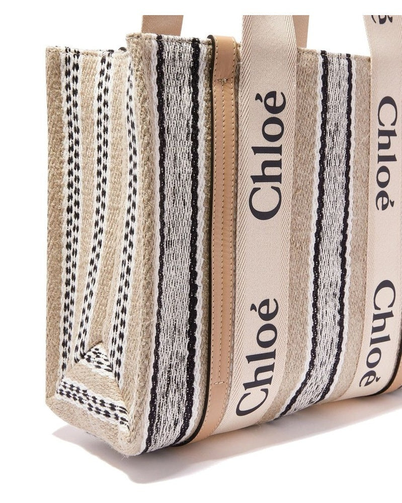 Chloé Beige Linen Tote Bag Glam Steals