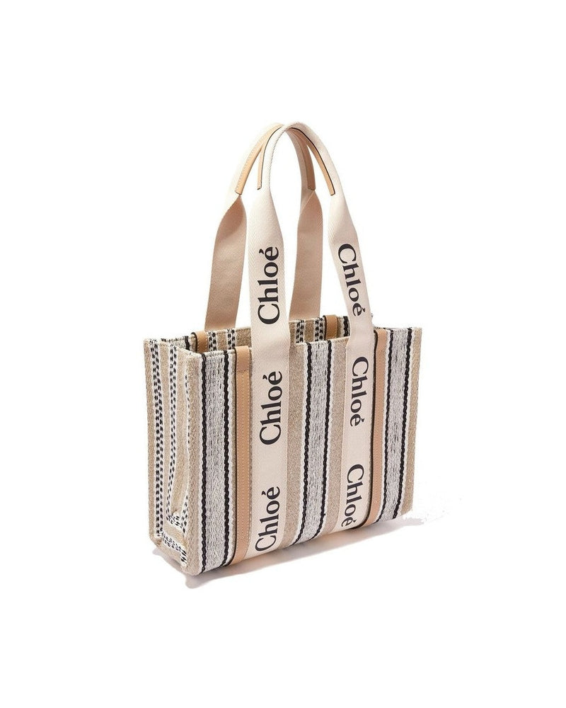 Chloé Beige Linen Tote Bag Glam Steals