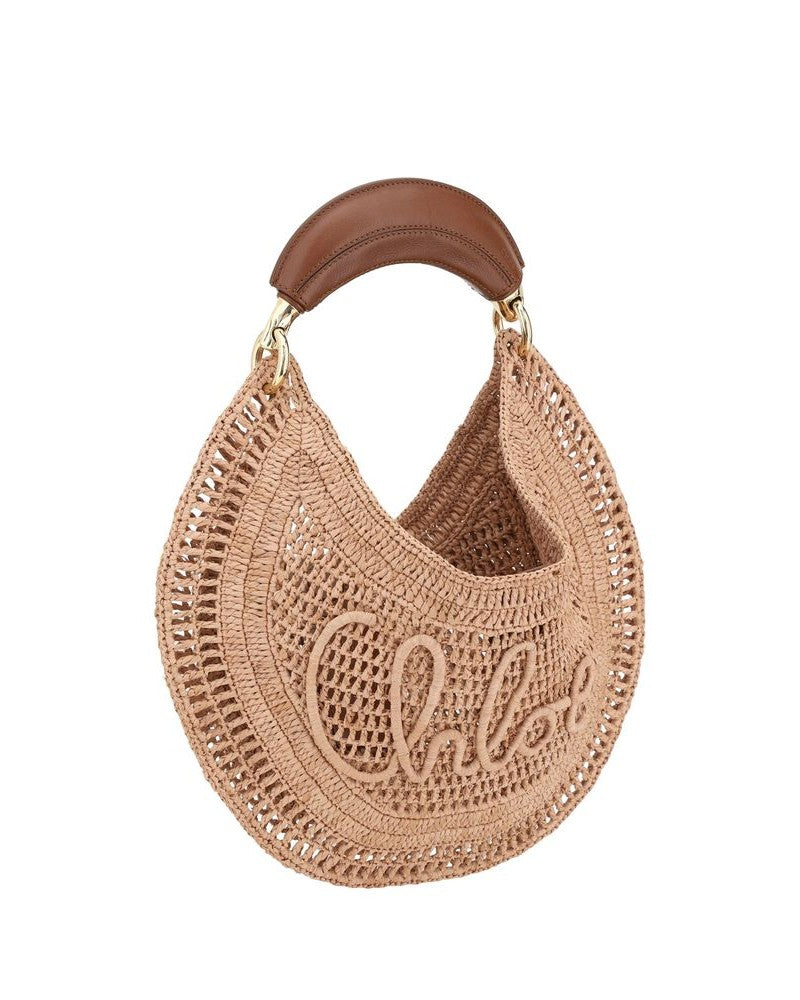 Chloé Beige Raffia Shoulder Bag Glam Steals