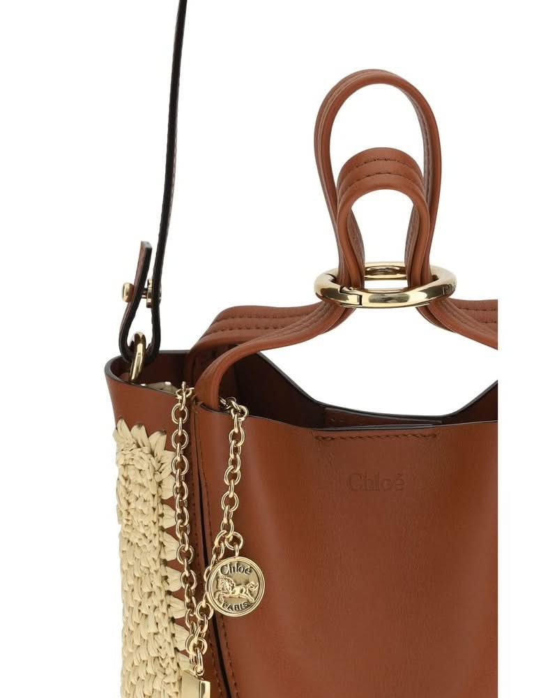 Chloé Beige Raffia Shoulder Bag Glam Steals