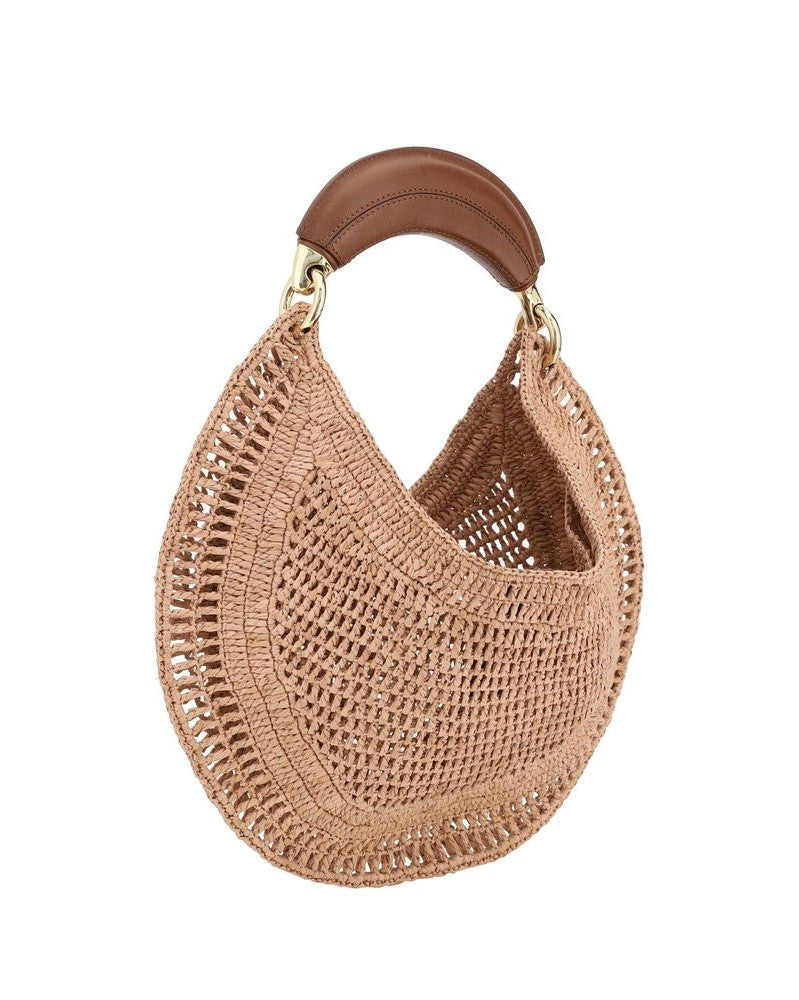 Chloé Beige Raffia Shoulder Bag Glam Steals