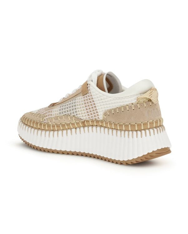 Chloé Beige Rubber Chunky Sneakers Glam Steals