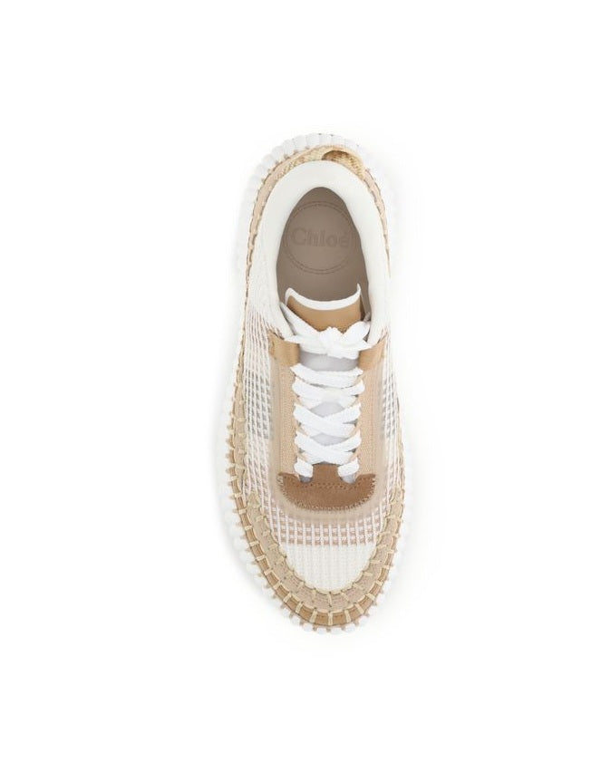Chloé Beige Rubber Chunky Sneakers Glam Steals
