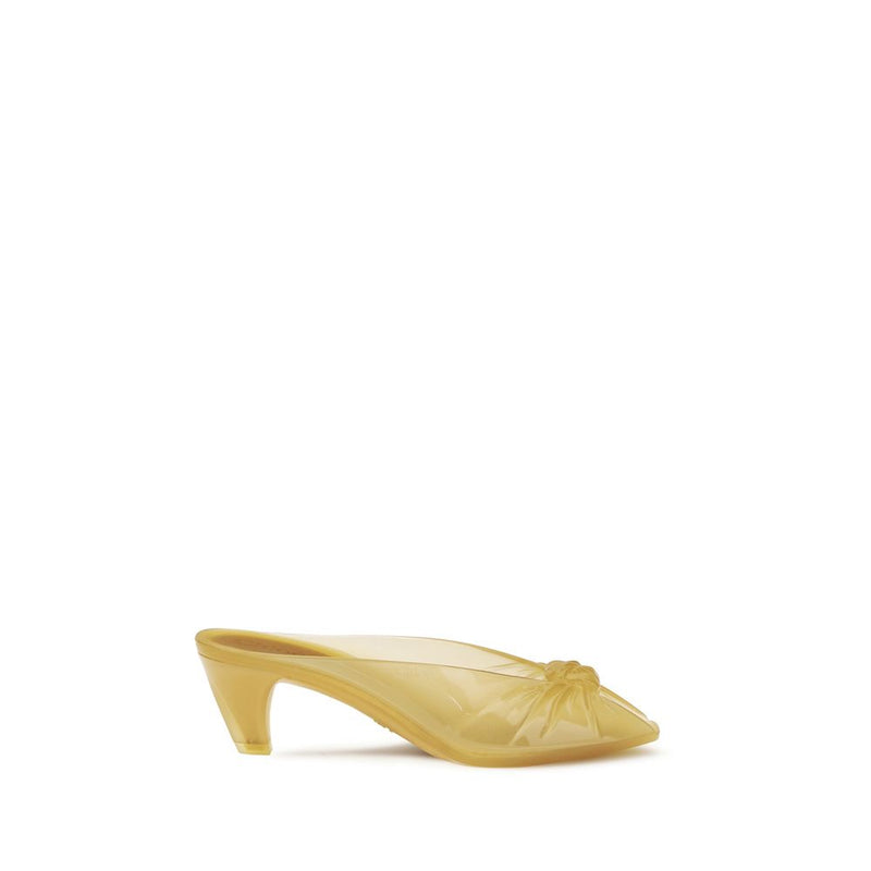 Chloé Beige Rubber Mules Glam Steals