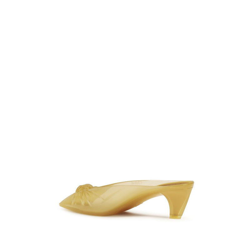 Chloé Beige Rubber Mules Glam Steals