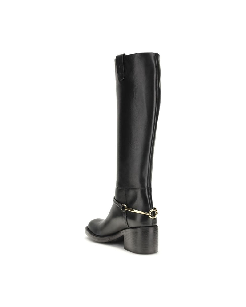 Chloé Black Calf Leather Bos Taurus Lace Up Boots Glam Steals