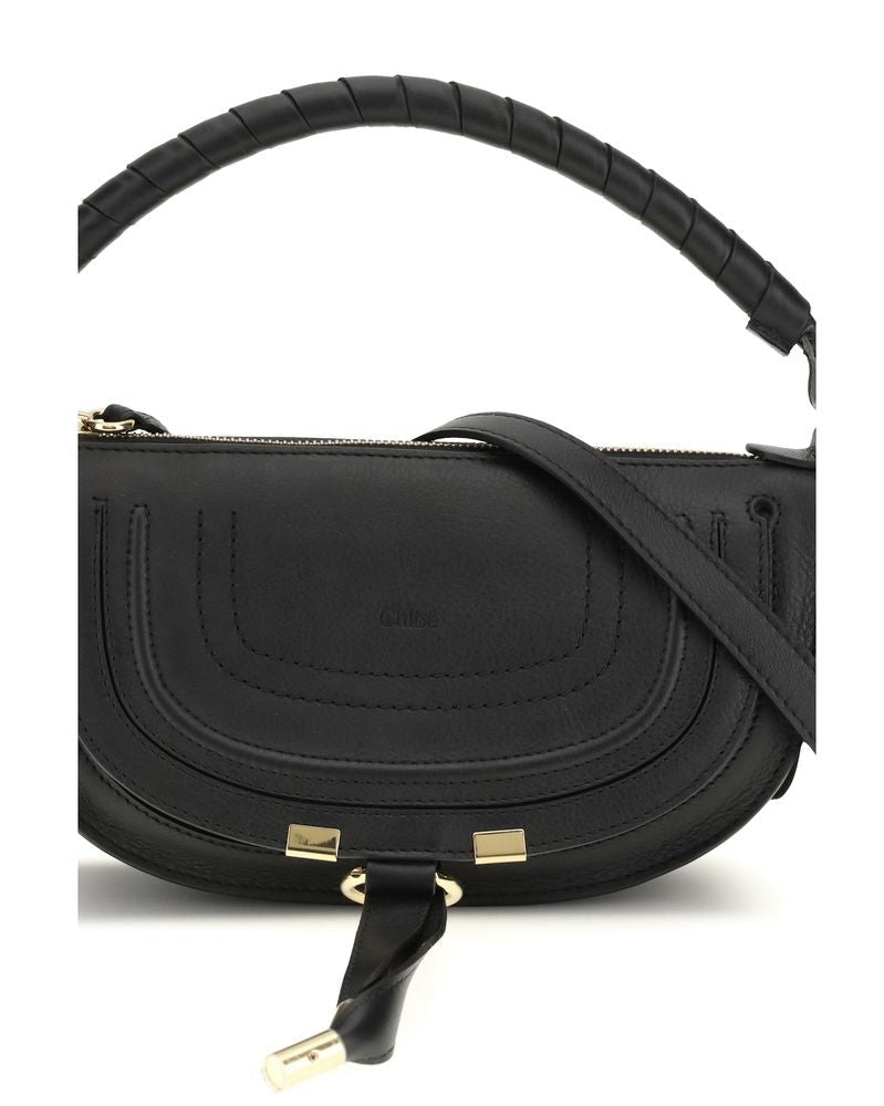 Chloé Black Calf Leather Bos Taurus Shoulder Bag 