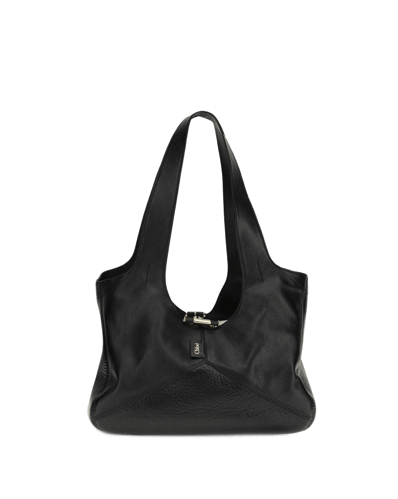 Chloé Black Calf Leather Bos Taurus Shoulder Bag Glam Steals