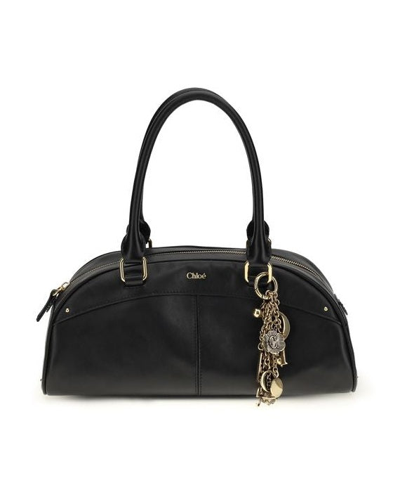 Chloé Black Calf Leather Bos Taurus Shoulder Bag Glam Steals