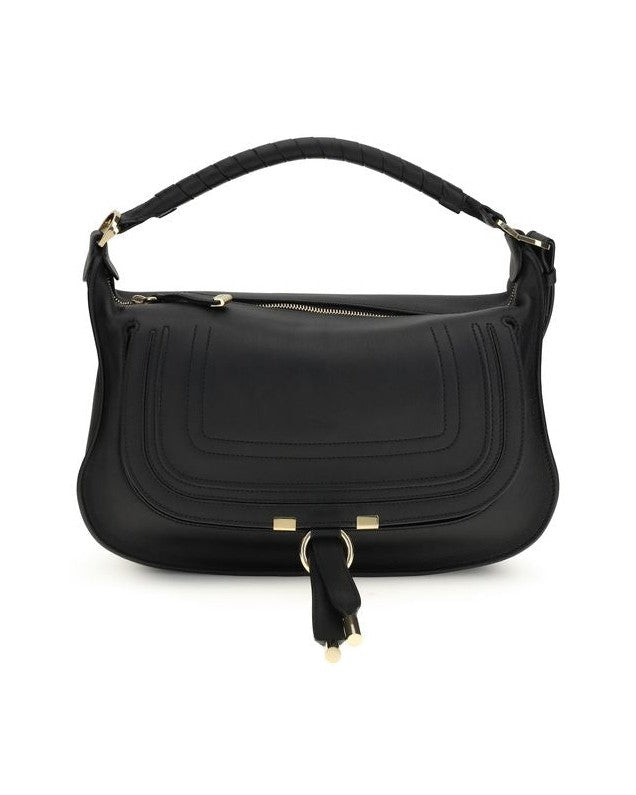 Chloé Black Calf Leather Bos Taurus Shoulder Bag Glam Steals