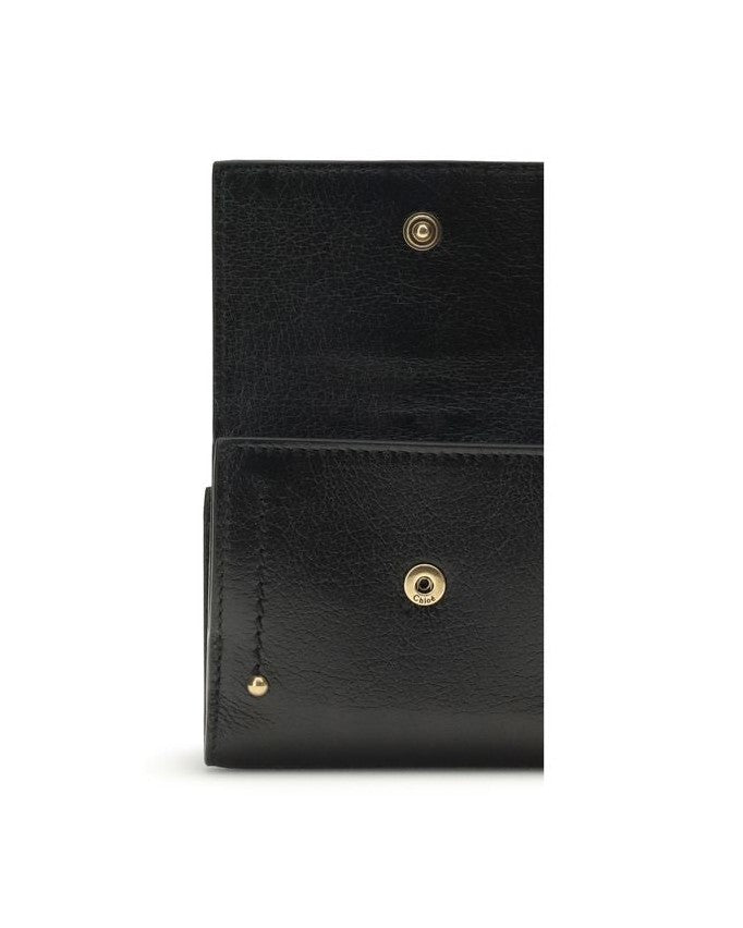Chloé Black Calf Leather Bos Taurus Wallet Glam Steals