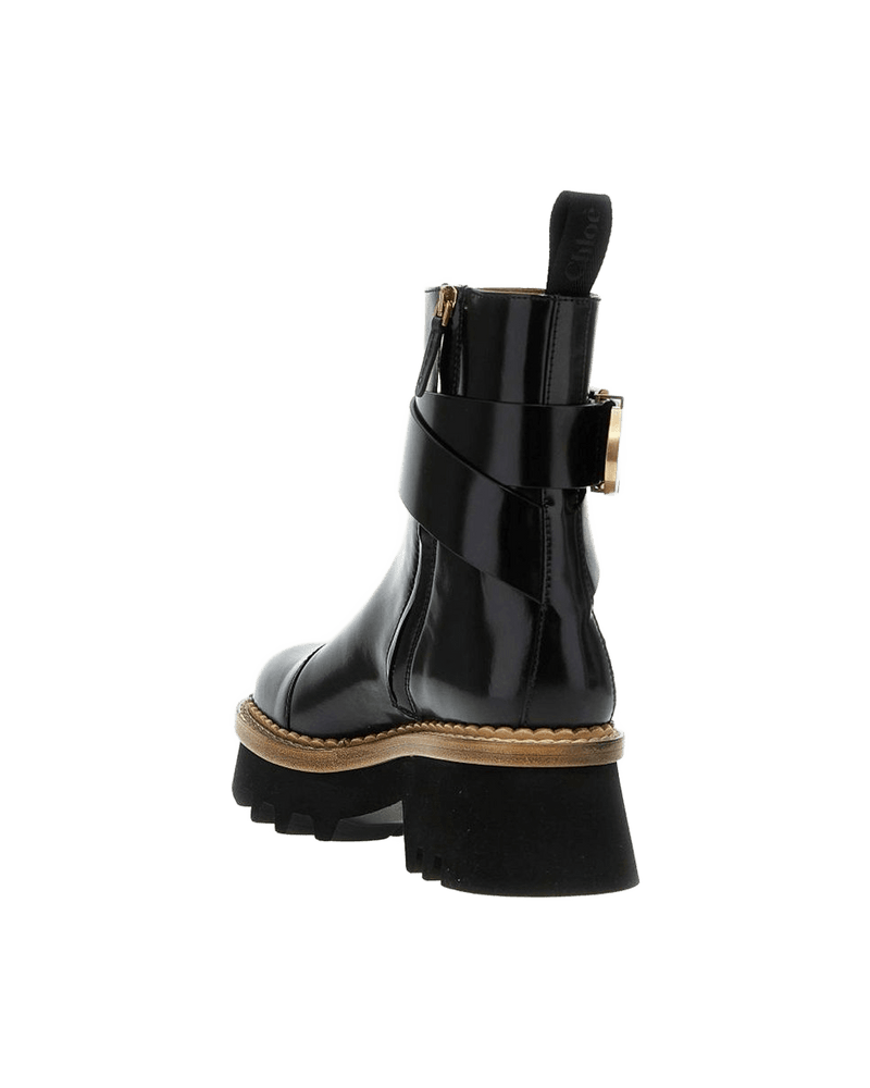 Chloé Black Calfskin Ankle Boots Glam Steals