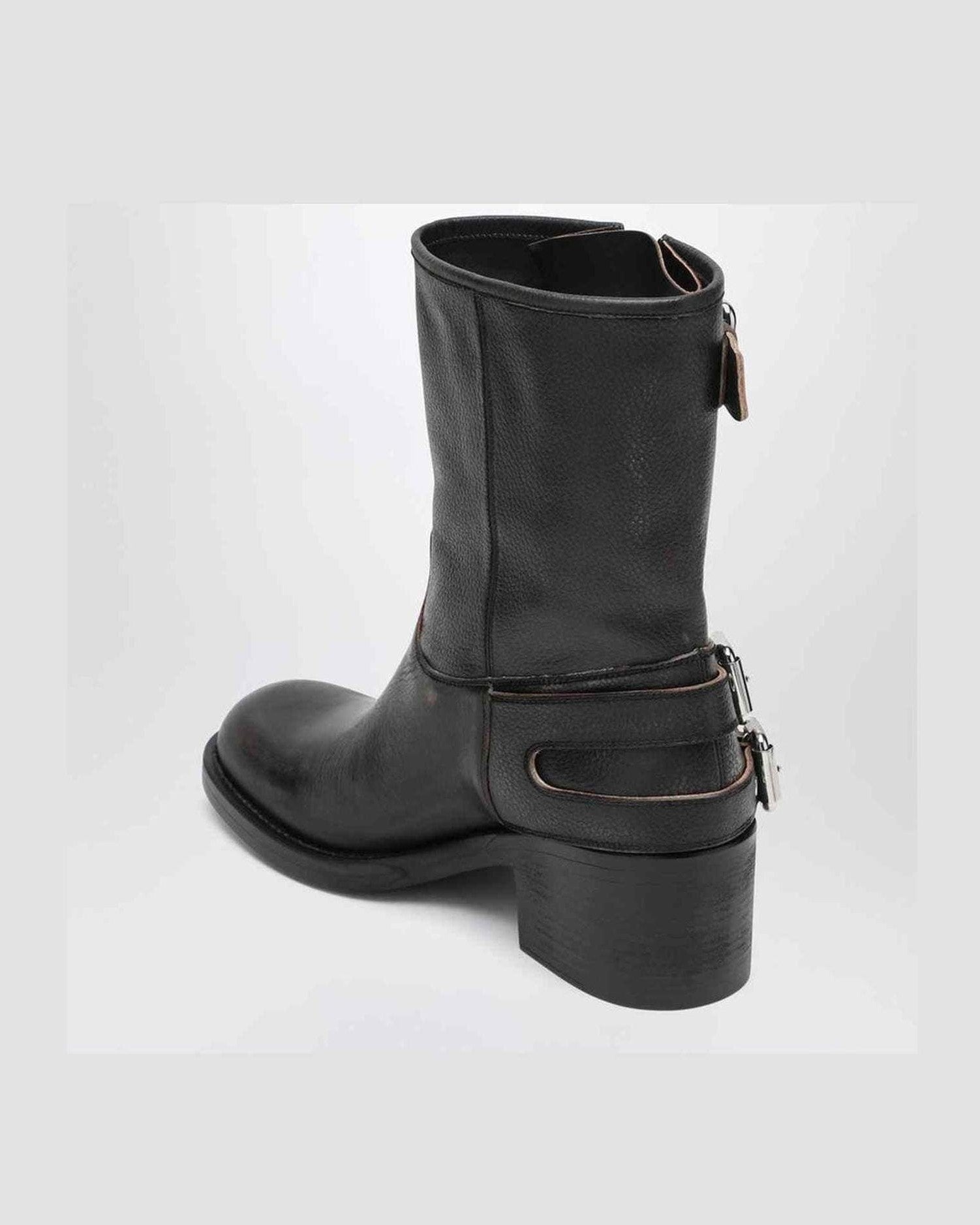 Chloé Black Dakota Biker Style Boots Glam Steals