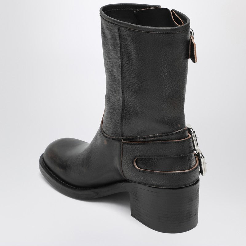 Chloé Black Dakota Biker Style Boots Glam Steals