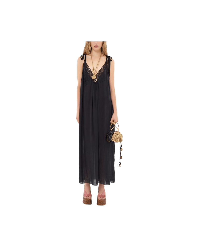 Chloé Black Dress Glam Steals