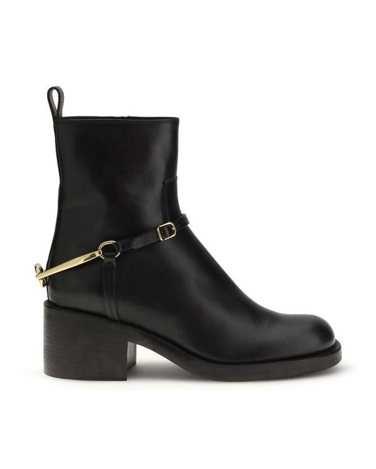 Chloé Black Lamb Ovis Aries Aries Ankle Boots Glam Steals