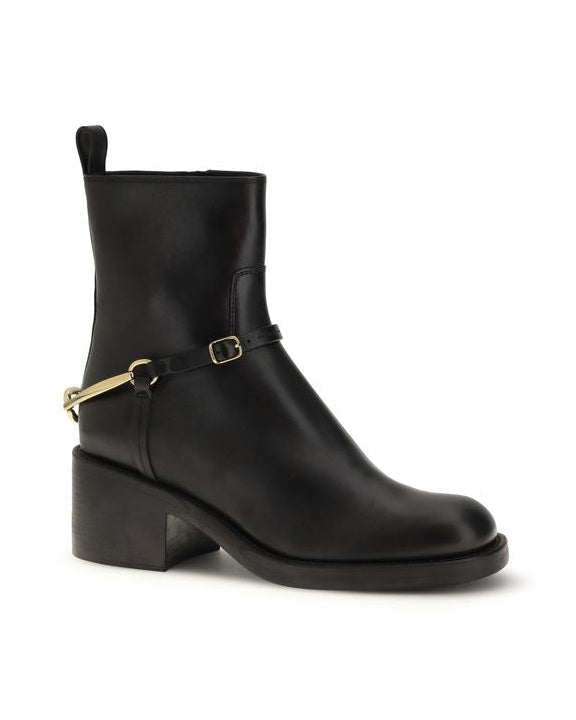 Chloé Black Lamb Ovis Aries Aries Ankle Boots Glam Steals