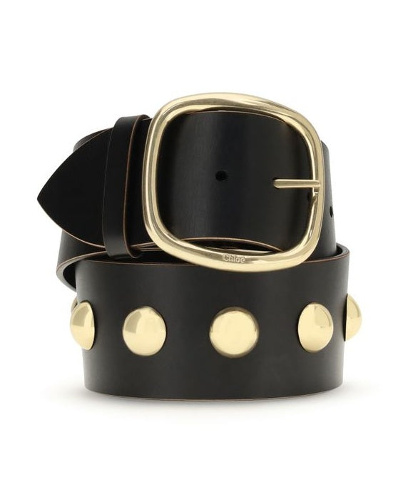 Chloé Black Lamb Ovis Aries Regular Belt Glam Steals