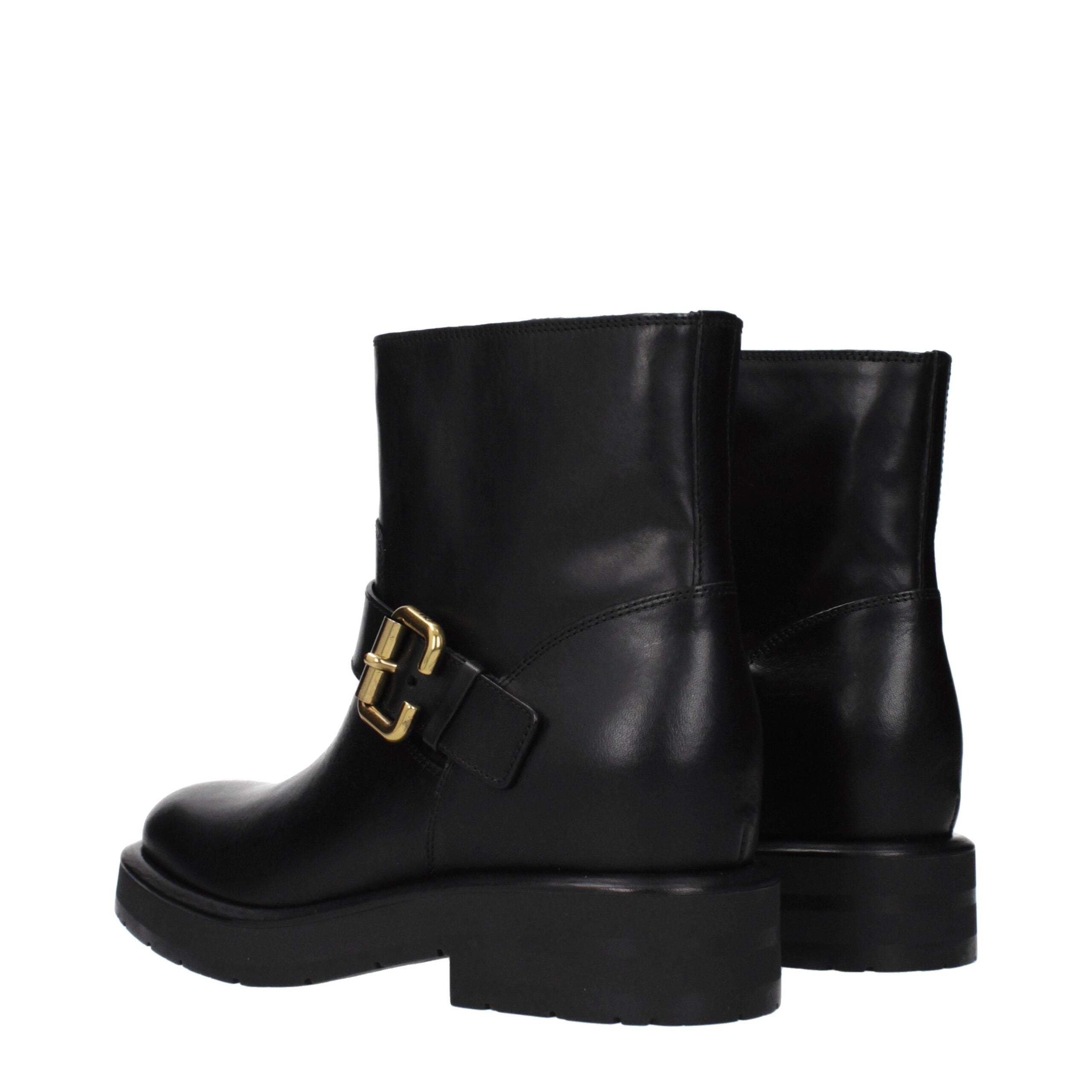 Chloé Black Leather Ankle Boots Glam Steals